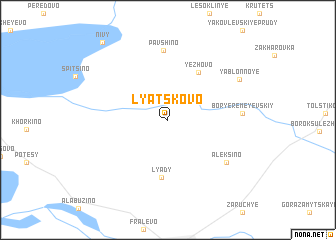 map of Lyatskovo