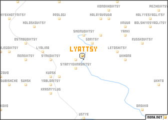 map of Lyattsy
