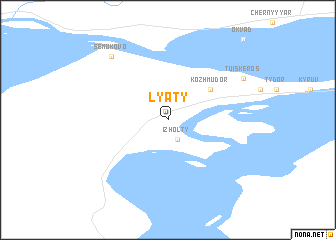 map of Lyaty