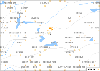 map of Lya