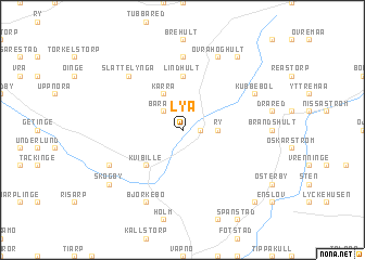 map of Lya