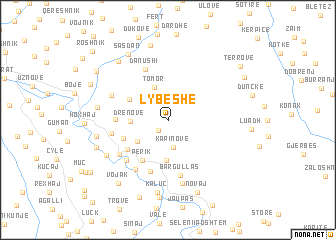 map of Lybeshë