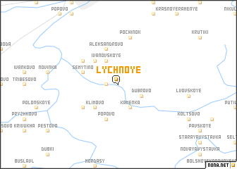 map of Lychnoye