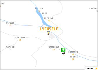 map of Lycksele