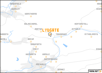 map of Lydgate