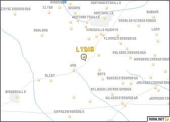 map of Lydia