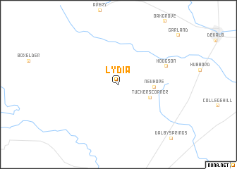 map of Lydia