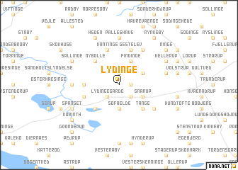 map of Lydinge