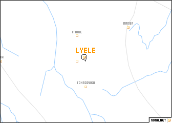 map of Lyele