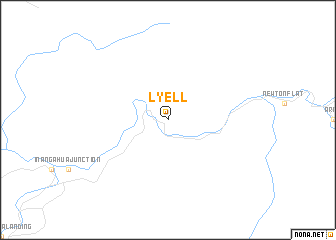 map of Lyell