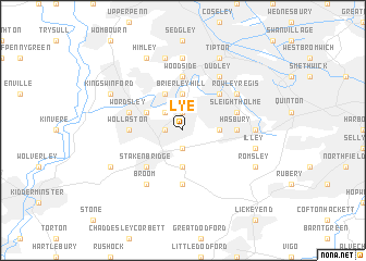 map of Lye