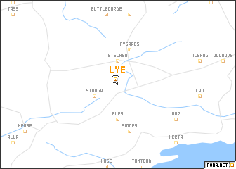 map of Lye