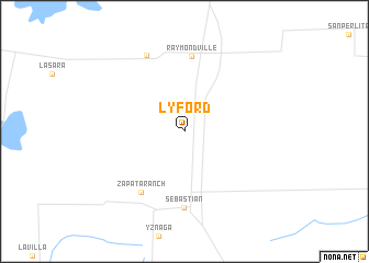 map of Lyford