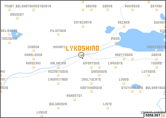 map of Lykoshino