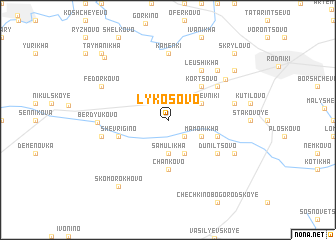 map of Lykosovo