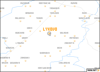 map of Lykovo