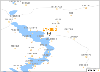 map of Lykovo