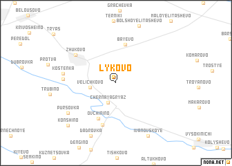 map of Lykovo