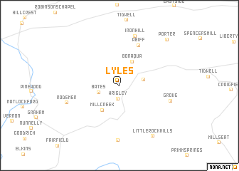 map of Lyles