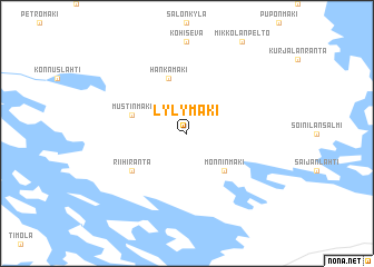 map of Lylymäki