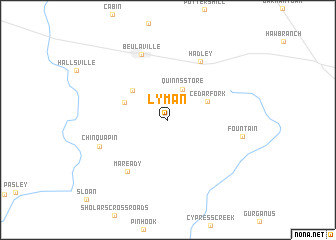 map of Lyman