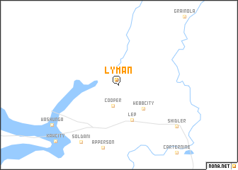 map of Lyman