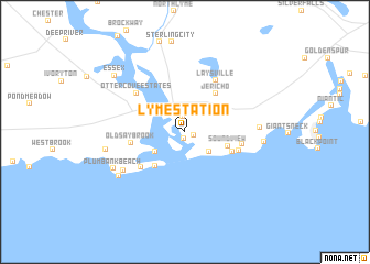 map of Lyme Station