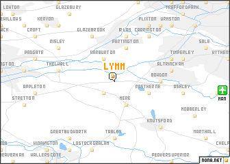 map of Lymm