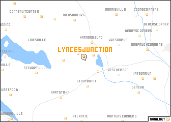 map of Lynces Junction