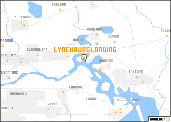 map of Lynchburg Landing