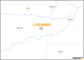 map of Lynchburg