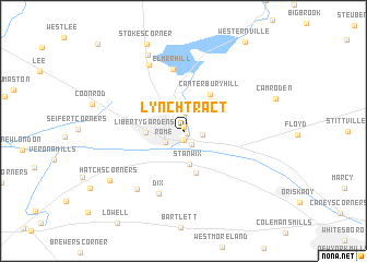 map of Lynch Tract