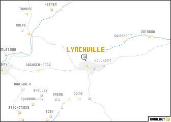 map of Lynchville