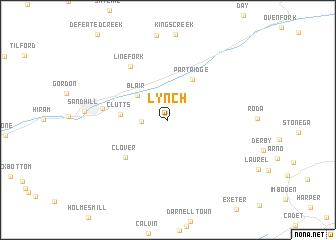 map of Lynch
