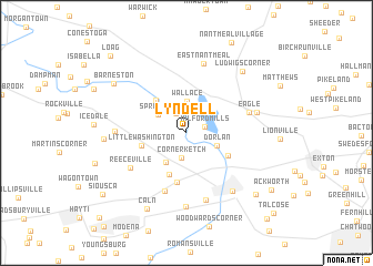 map of Lyndell