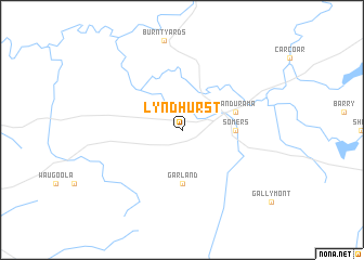 map of Lyndhurst