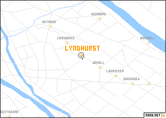 map of Lyndhurst