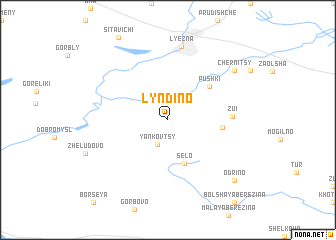 map of Lyndino