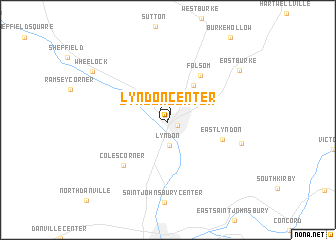 map of Lyndon Center