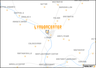 map of Lyndon Center