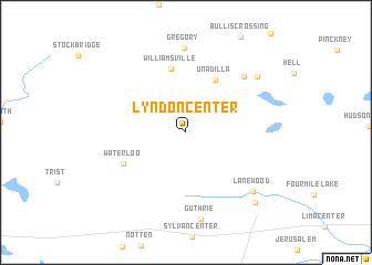 map of Lyndon Center