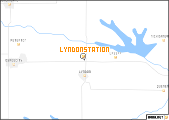 map of Lyndon Station