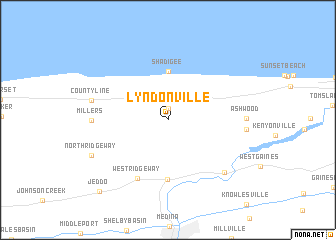 map of Lyndonville