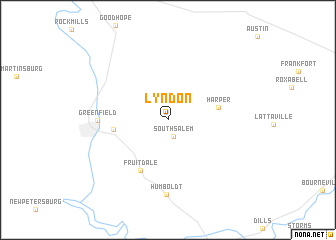 map of Lyndon