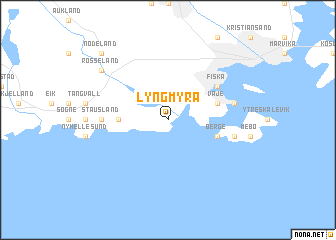 map of Lyngmyra