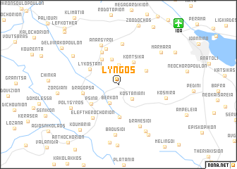 map of Lýngos