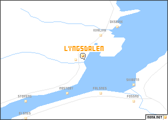 map of Lyngsdalen