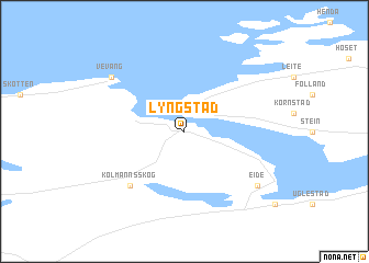 map of Lyngstad