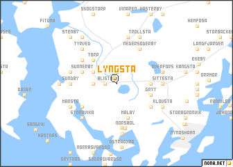 map of Lyngsta