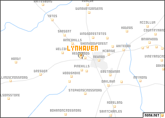map of Lynhaven